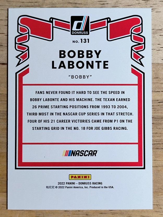 2022 Donruss Navy Blue #131 Bobby Labonte RETRO