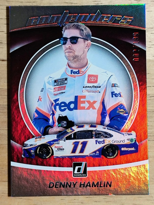 2022 Donruss Contenders Holographic #2 Denny Hamlin