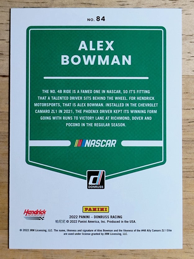 2022 Donruss Red #84 Alex Bowman