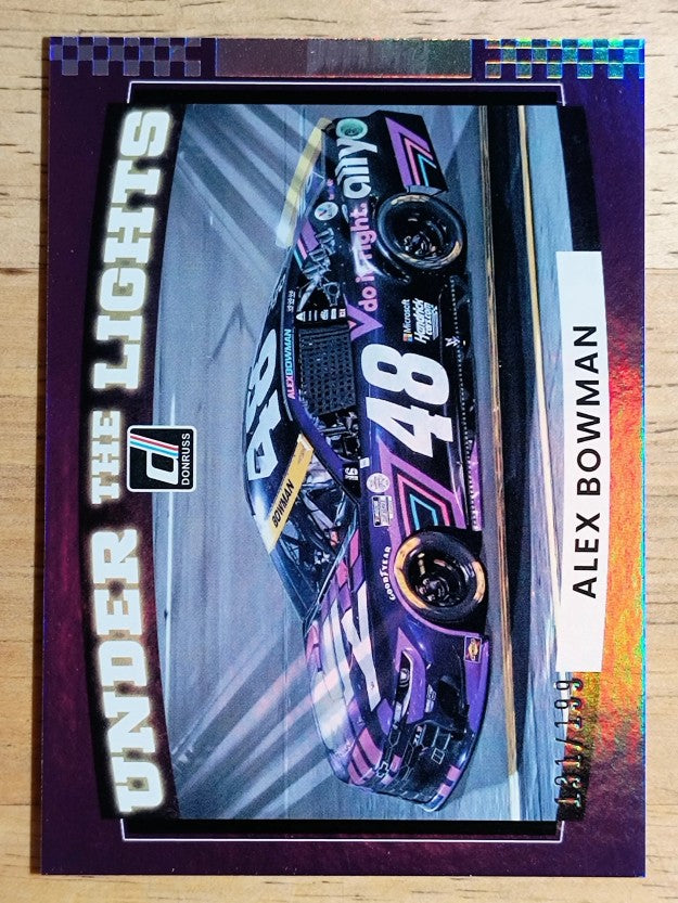 2022 Donruss Under the Lights Holographic #7 Alex Bowman