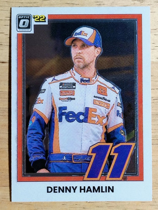 2022 Donruss Optic #86 Denny Hamlin RETRO