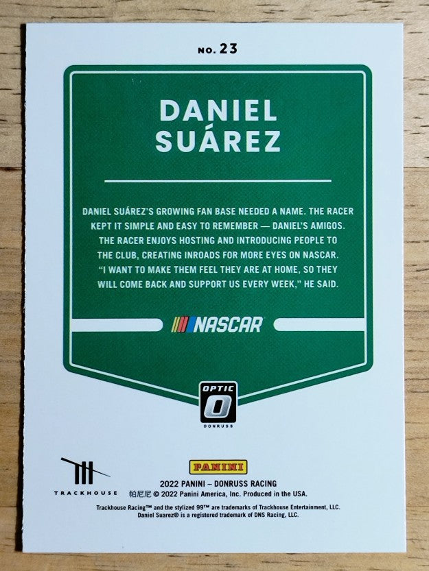 2022 Donruss Optic #23 Daniel Suarez