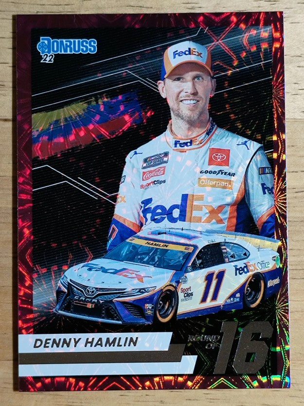 2022 Donruss Round of 16 #7 Denny Hamlin