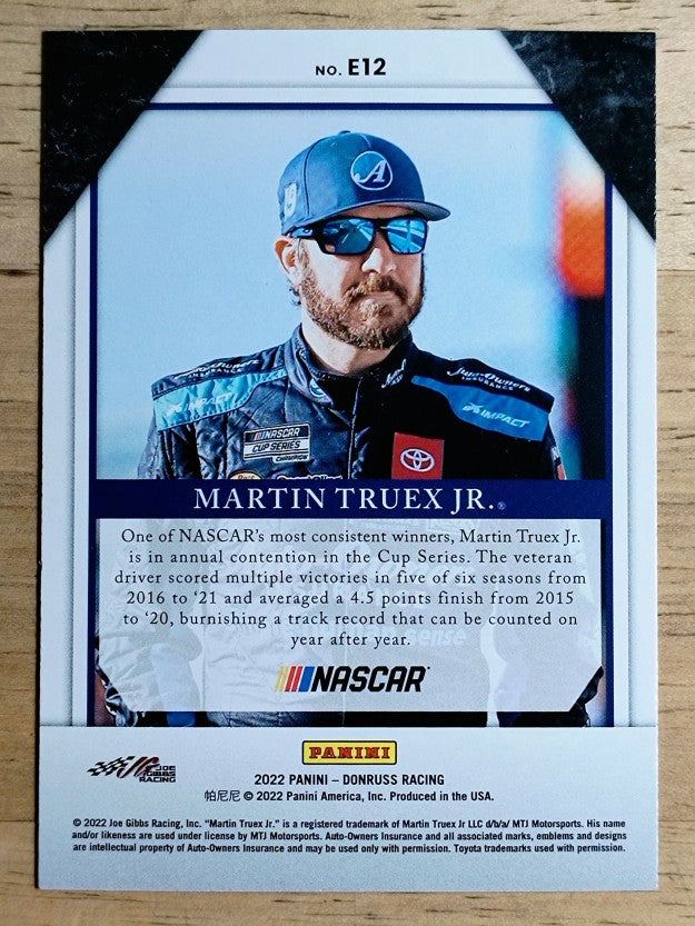 2022 Donruss Elite Series #12 Martin Truex Jr.