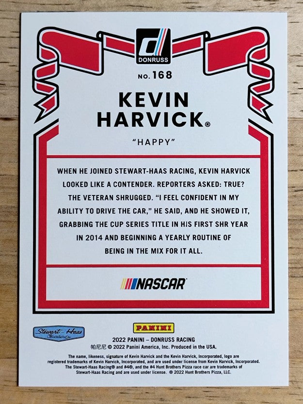 2022 Donruss Silver #168 Kevin Harvick RETRO