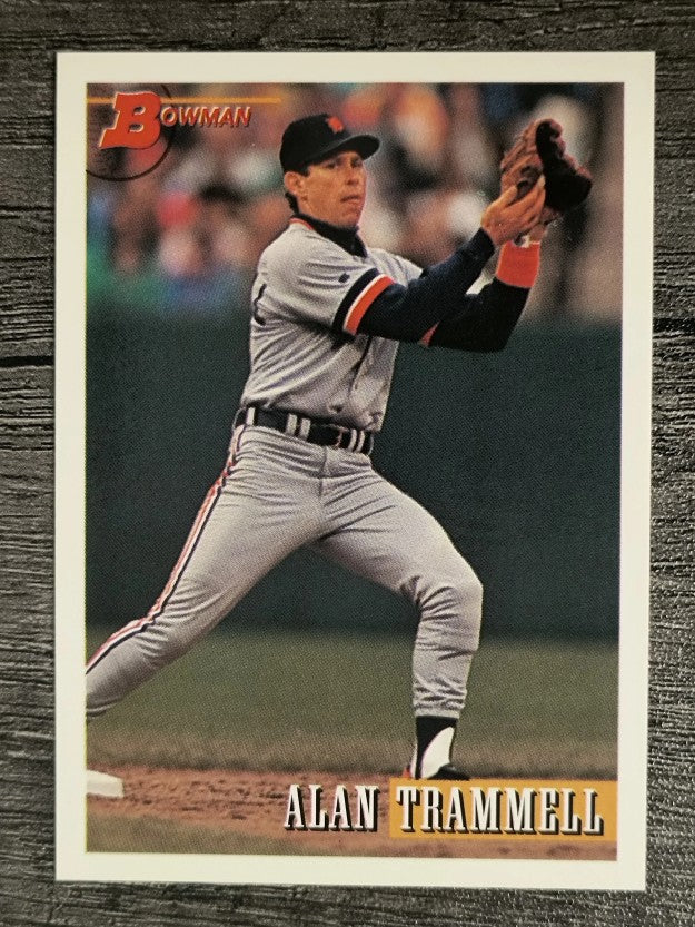 1993 Bowman #391 Alan Trammell