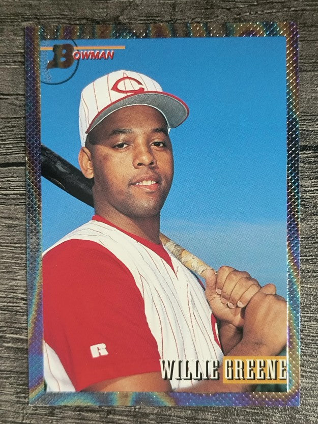 1993 Bowman #349 Willie Greene FOIL
