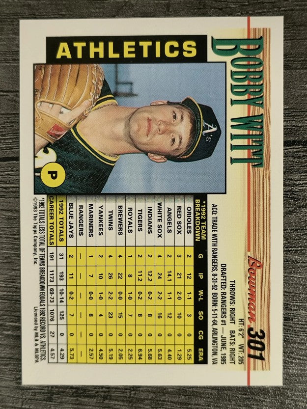 1993 Bowman #301 Bobby Witt