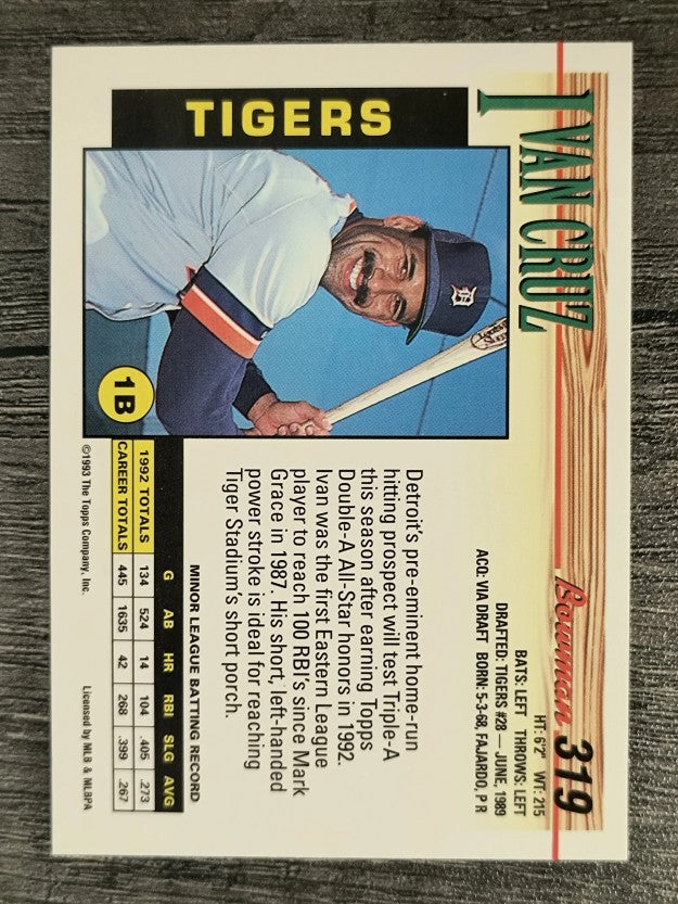 1993 Bowman #319 Ivan Cruz