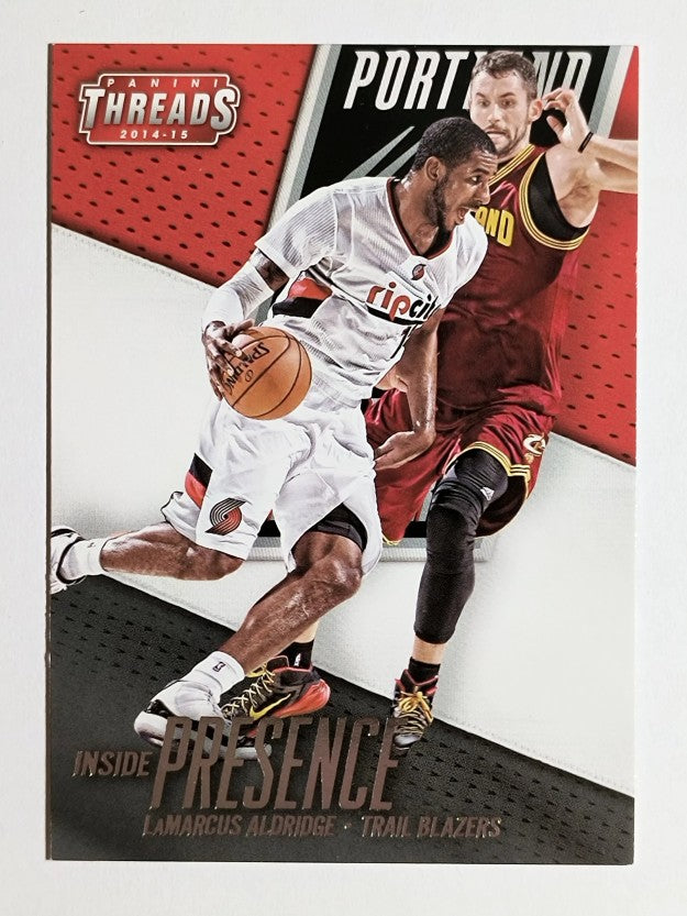 2014-15 Panini Threads Inside Presence #2 LaMarcus Aldridge