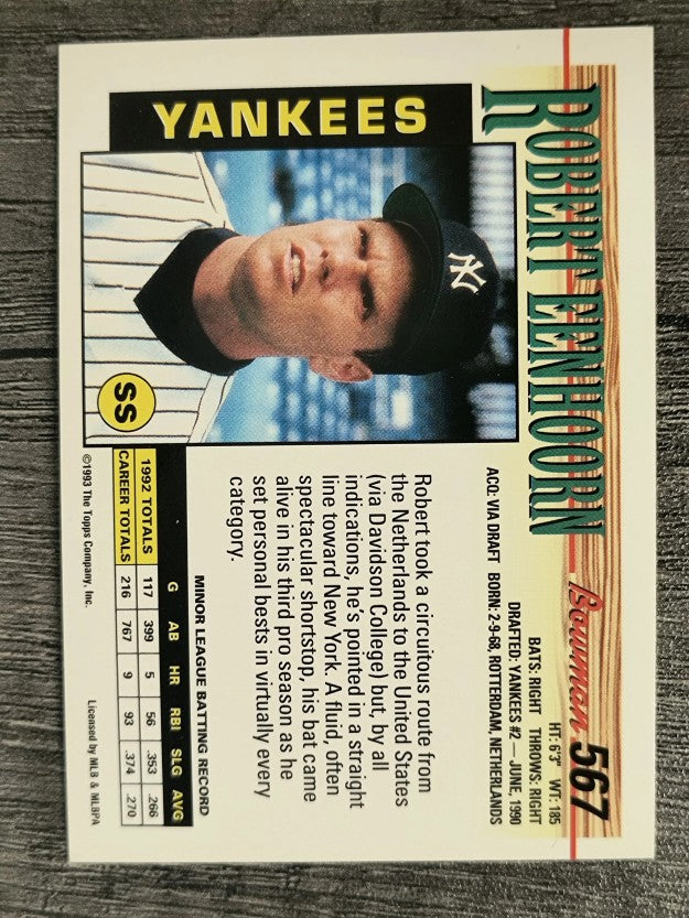1993 Bowman #567 Robert Eenhoorn