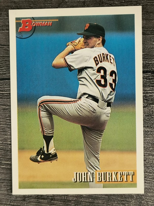 1993 Bowman #520 John Burkett