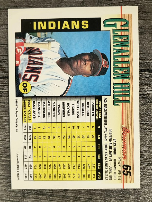 1993 Bowman #65 Glenallen Hill