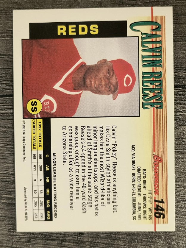 1993 Bowman #146 Pokey Reese