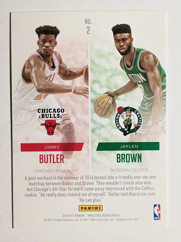 2016-17 Prestige Reminiscent #2 Jaylen Brown/Jimmy Butler