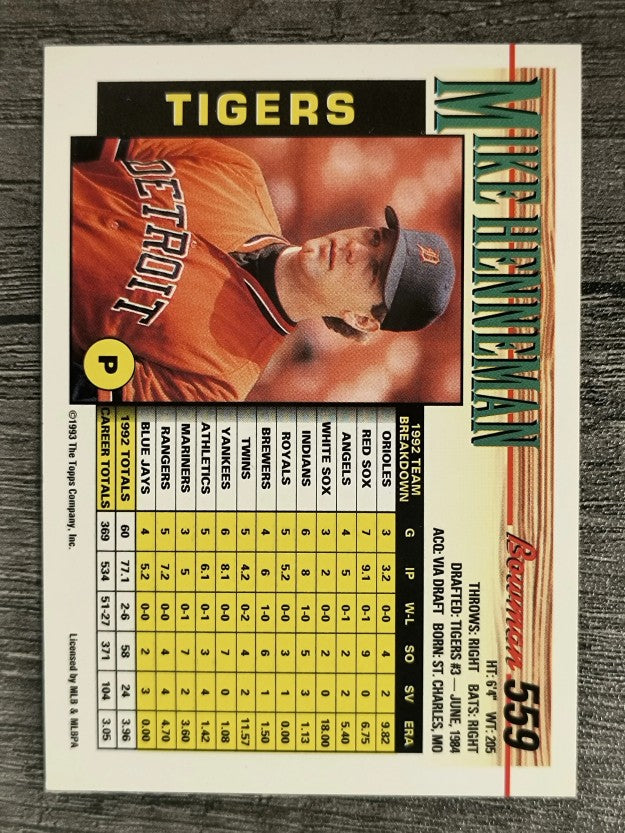 1993 Bowman #559 Mike Henneman