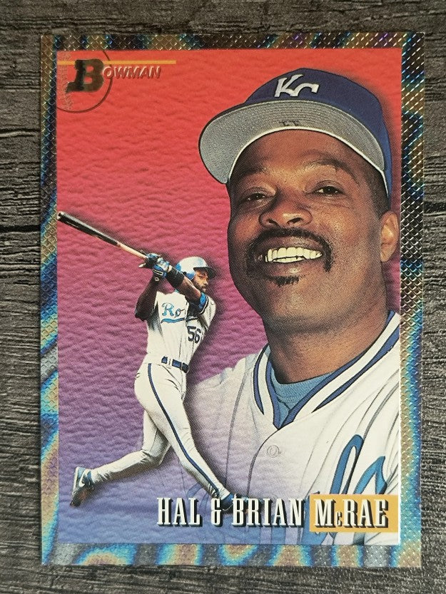 1993 Bowman #704 Brian McRae FOIL/Hal McRae