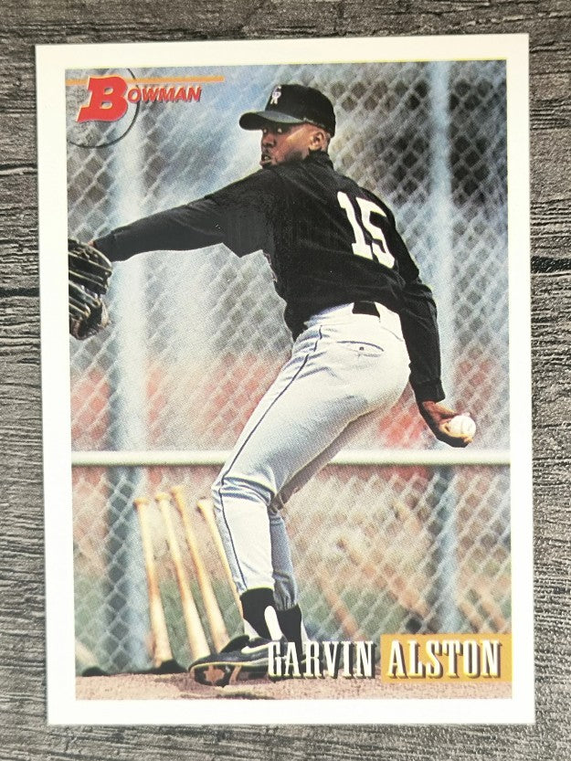 1993 Bowman #640 Garvin Alston RC
