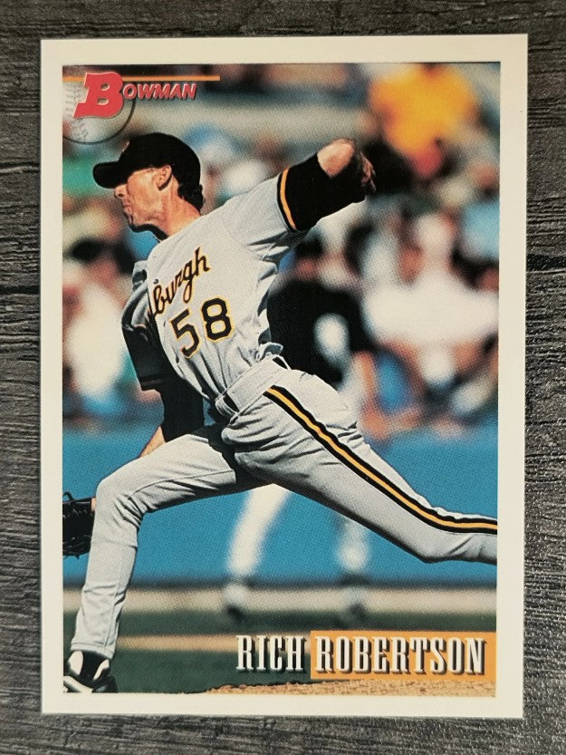 1993 Bowman #123 Rich Robertson RC
