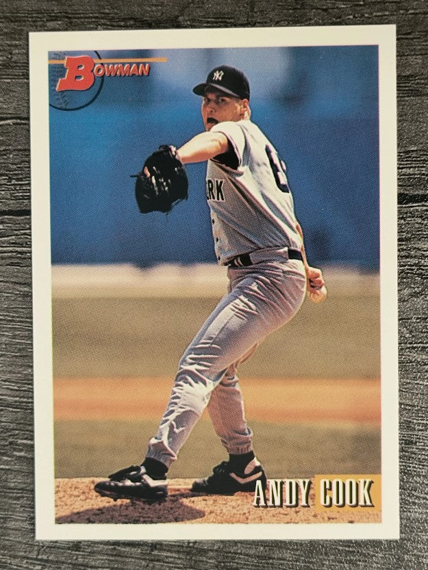 1993 Bowman #124 Andy Cook RC