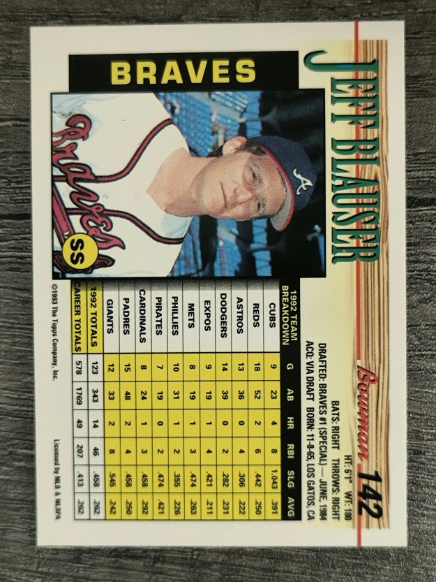 1993 Bowman #142 Jeff Blauser