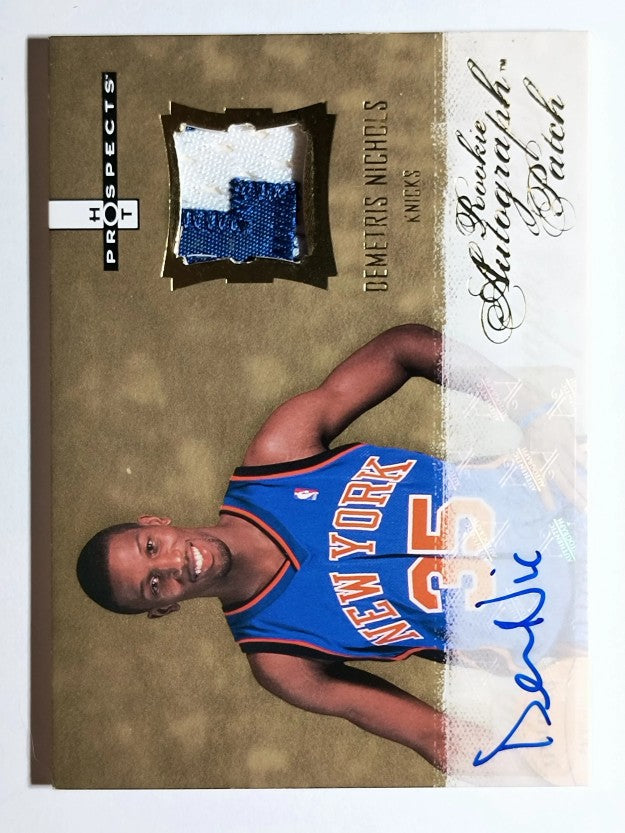 2007-08 Fleer Hot Prospects #94 Demetris Nichols JSY AU RC