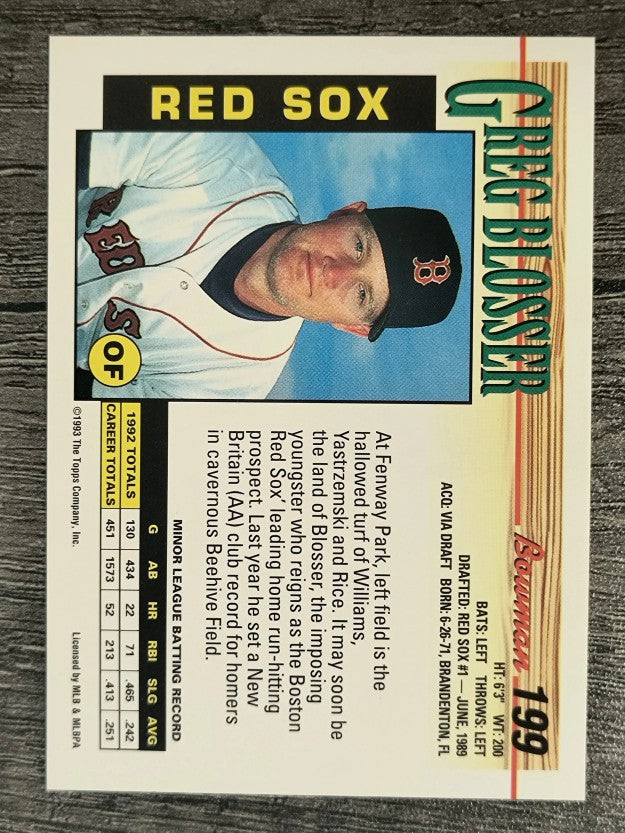 1993 Bowman #199 Greg Blosser