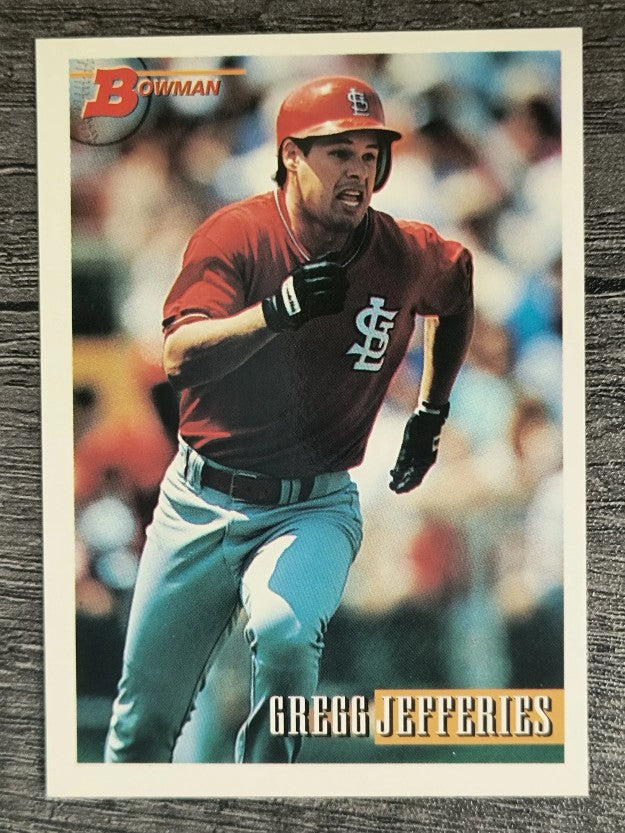1993 Bowman #544 Gregg Jefferies