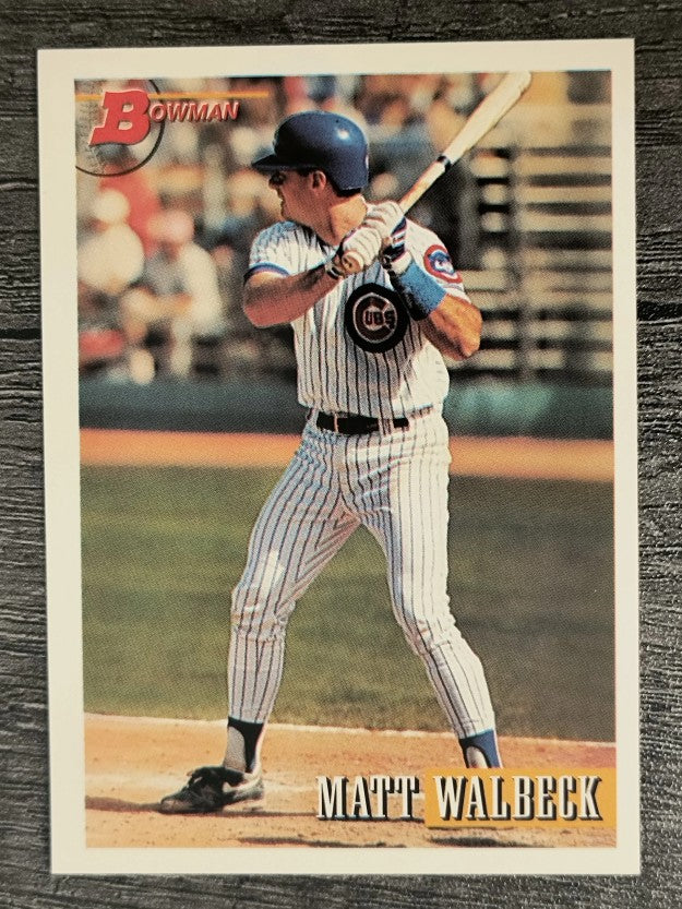 1993 Bowman #384 Matt Walbeck RC