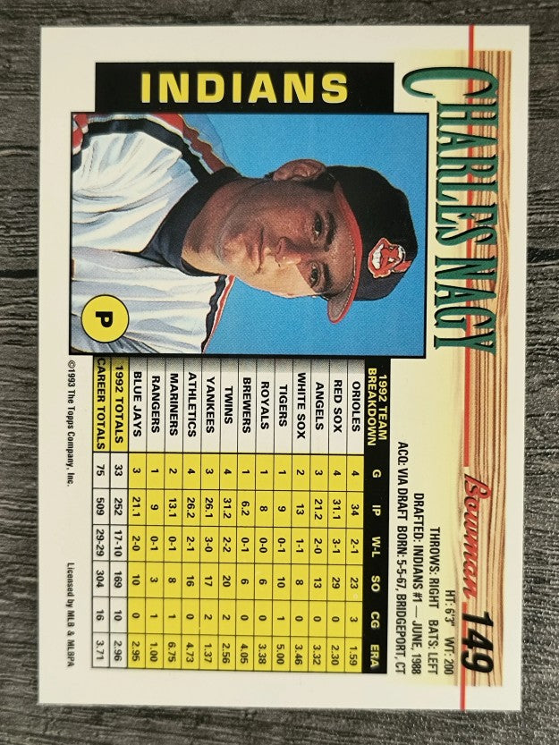 1993 Bowman #149 Charles Nagy