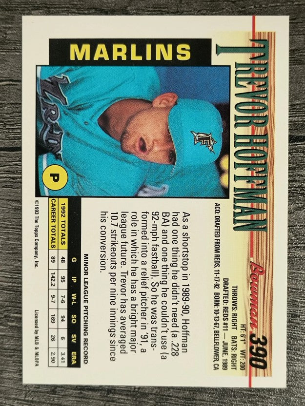 1993 Bowman #390 Trevor Hoffman