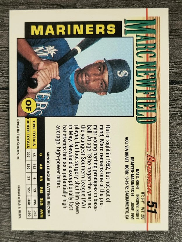 1993 Bowman #51 Marc Newfield