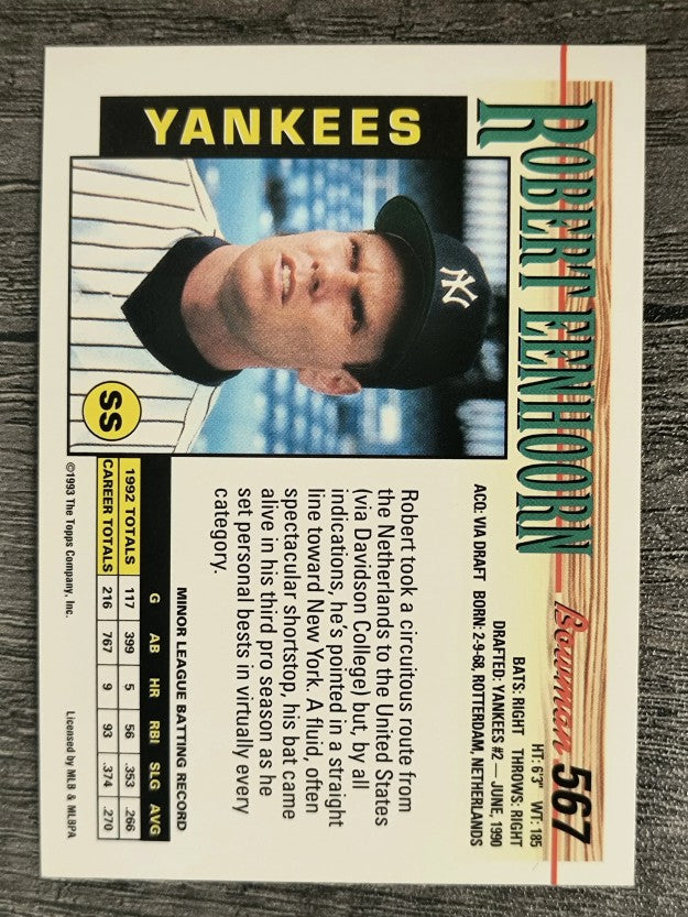 1993 Bowman #567 Robert Eenhoorn