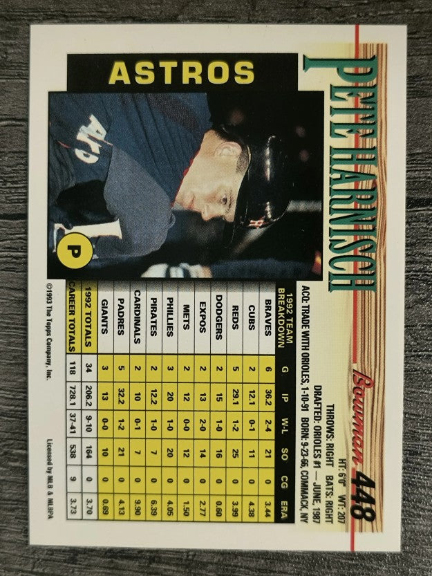 1993 Bowman #448 Pete Harnisch