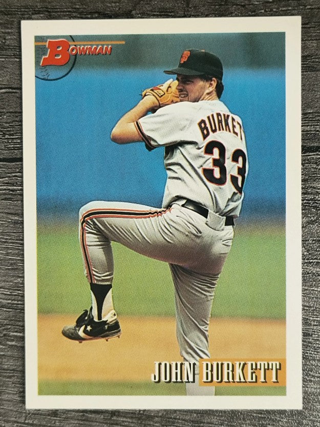 1993 Bowman #520 John Burkett