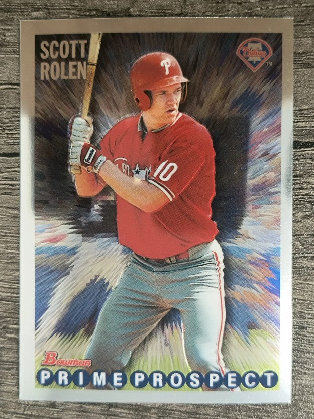 2002 Bowman Chrome Reprints #BCRSR Scott Rolen 95