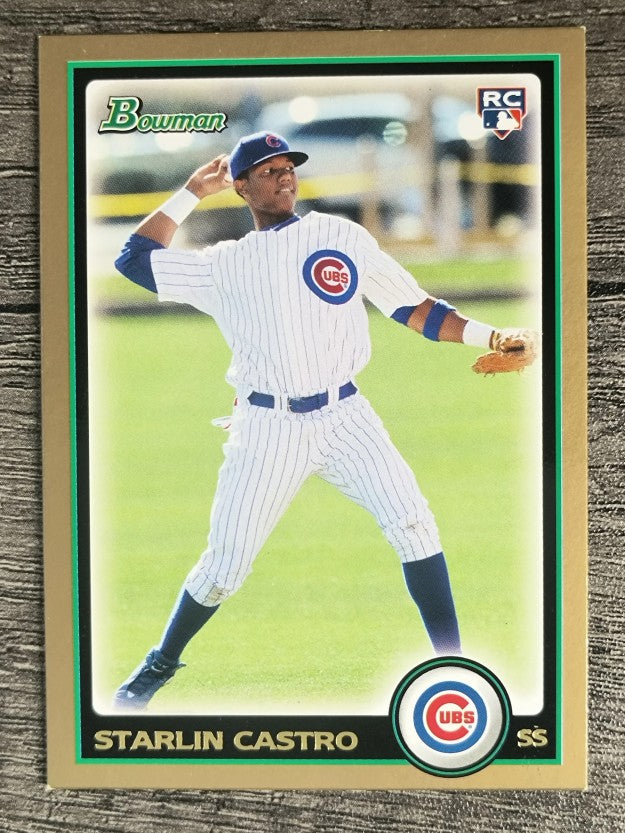 2010 Bowman Draft Gold #BDP4 Starlin Castro (NM)