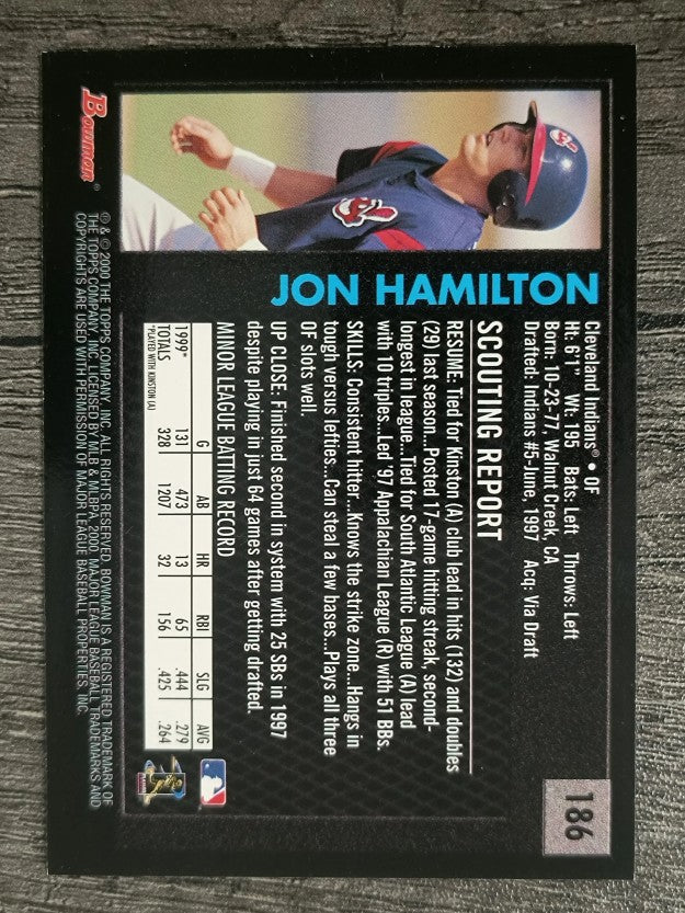 2000 Bowman Retro/Future #186 Jon Hamilton