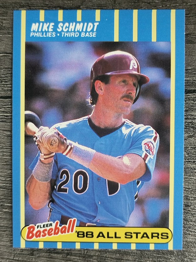 1988 Fleer Baseball All-Stars #36 Mike Schmidt