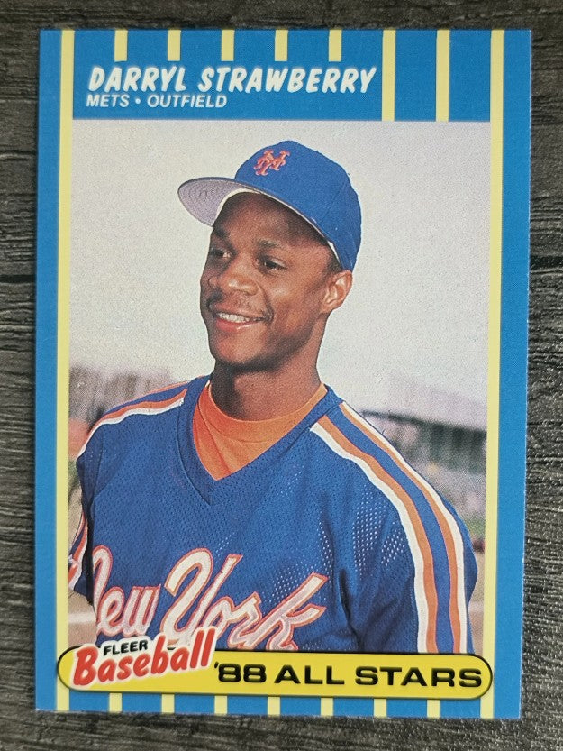 1988 Fleer Baseball All-Stars #40 Darryl Strawberry