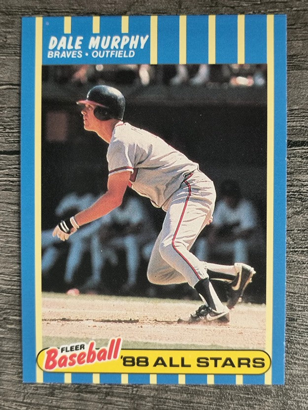 1988 Fleer Baseball All-Stars #27 Dale Murphy