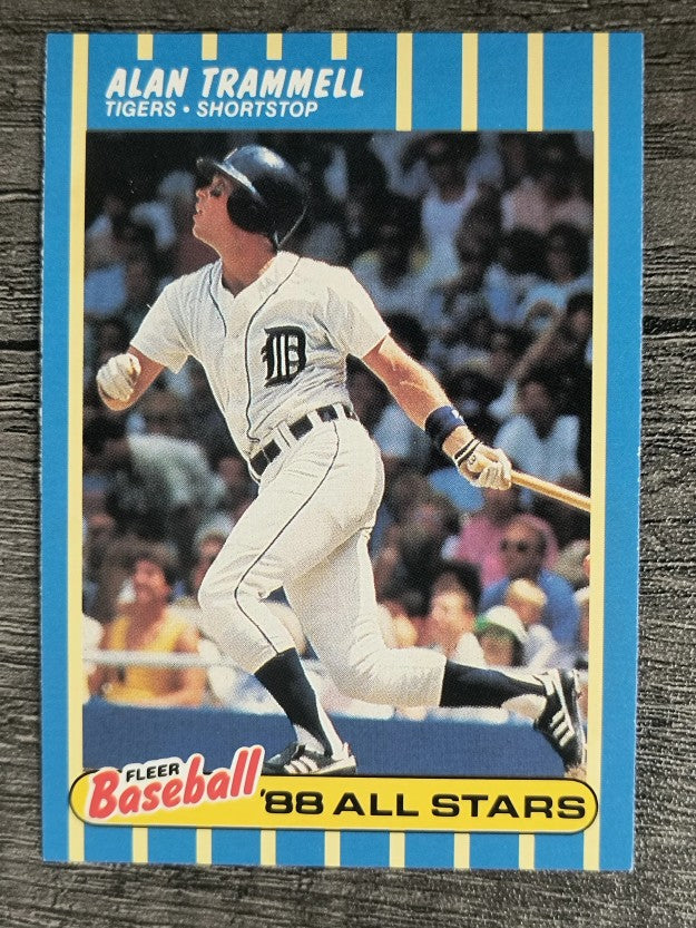 1988 Fleer Baseball All-Stars #42 Alan Trammell