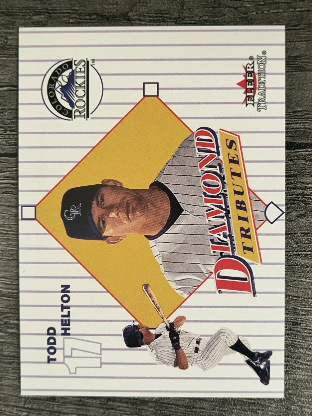 2001 Fleer Tradition Diamond Tributes #DT15 Todd Helton