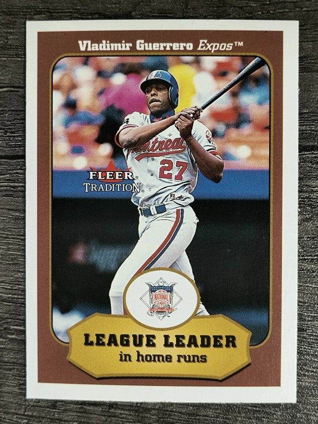 2001 Fleer Tradition #395 Vladimir Guerrero LL