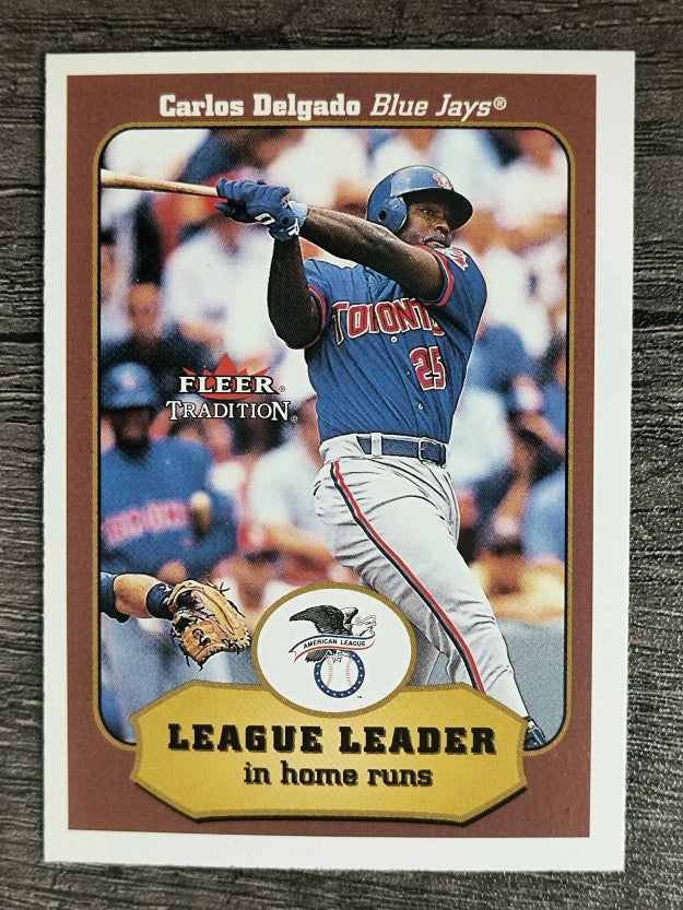2001 Fleer Tradition #398 Carlos Delgado LL