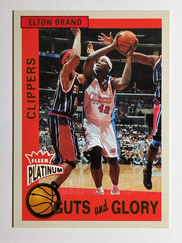 2002-03 Fleer Platinum Guts and Glory #4GG Elton Brand