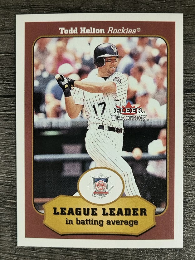2001 Fleer Tradition #381 Todd Helton LL