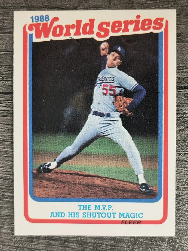 1989 Fleer World Series #11 Orel Hershiser