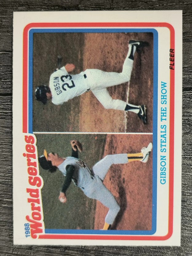 1989 Fleer World Series #5 Kirk Gibson