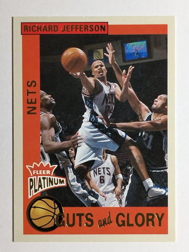 2002-03 Fleer Platinum Guts and Glory #10GG Richard Jefferson